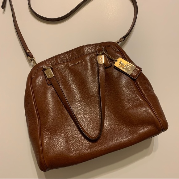 Coach Handbags - Coach Leather Madison Mineta Crossbody